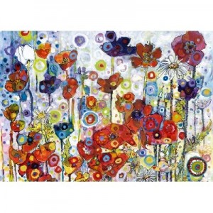 Art by Bluebird: Poppies (1000) kunstpuzzel