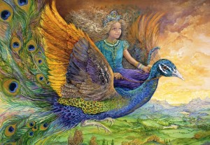 Grafika: Josephine Wall - Peacock Princess (1000) legpuzzel