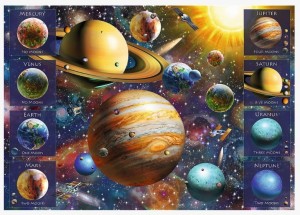 Trefl: Spiral Puzzle - Solar System (1040) legpuzzel