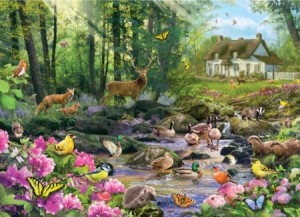 Gibsons: Woodland Glade (1000) legpuzzel