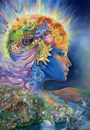 Grafika: Josephine Wall - The Presence of Gaia (1000) verticale puzzel