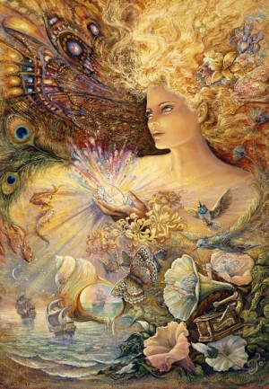 Grafika: Josephine Wall - Crystal of Enchantment (1000) verticale puzzel