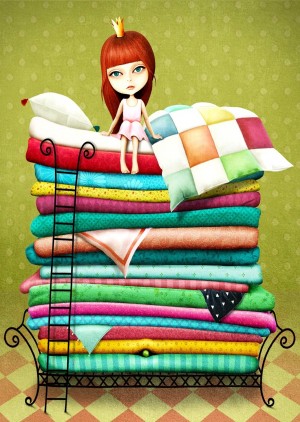 Enjoy: Princess on the Pea (1000) verticale puzzel