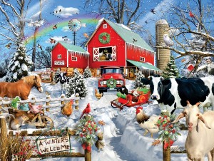 SunsOut: Winter Barn (500XL) winterpuzzel