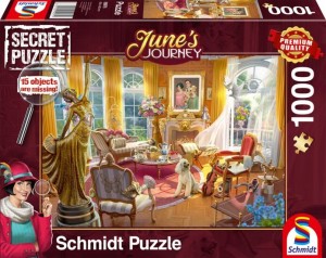 Schmidt: June's Journey - Salonkamer van Landgoed Orchid (1000) secret puzzle