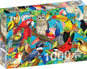 Enjoy: Feathered Frenzy (1000) vogelpuzzel