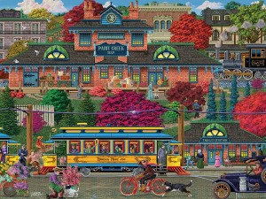 Cobble Hill: Trolley Station (275XXL) Easy Handling puzzel