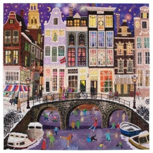Eeboo: Magical Amsterdam (1000) vierkante puzzel