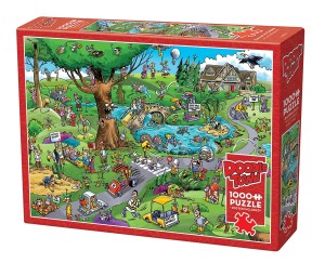 Cobble Hill: Par for the Course (1000) cartoon puzzel