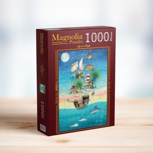 Magnolia: From Sea to the Sky (1000) verticale puzzel