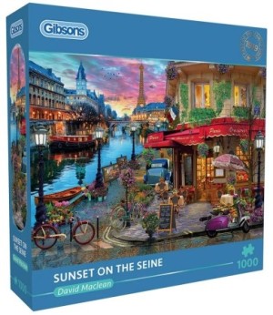 Gibsons: Sunset on the Seine (1000) legpuzzel