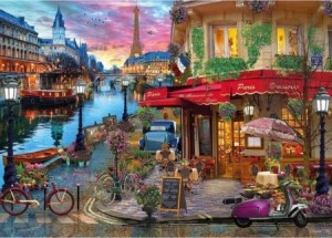 Gibsons: Sunset on the Seine (1000) legpuzzel