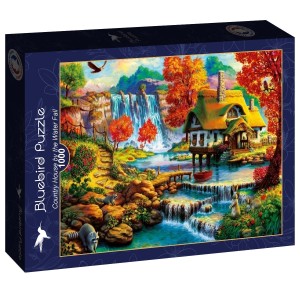 Bluebird: Country House by the Water Fall (1000) legpuzzel