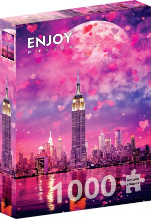 Enjoy: New York in Love (1000) verticale puzzel