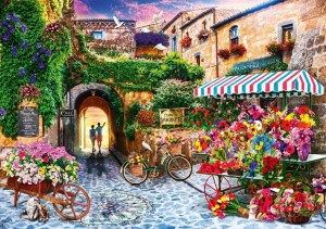 Bluebird: The Flower Market (1000) legpuzzel