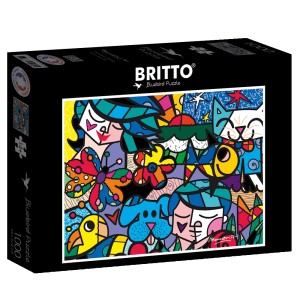 Bluebird: Britto Garden (1000) legpuzzel