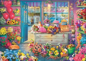 Schmidt: Bonte Bloemenzaak (1000) legpuzzel
