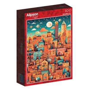 Alipson: Amazing City (500) verticale puzzel
