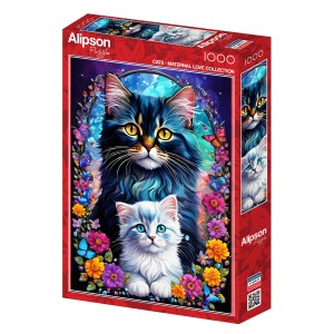 Alipson: Cats - Maternal Love Collection (1000) verticale puzzel