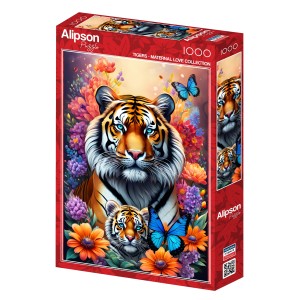 Alipson: Tigers - Maternal Love Collection (1000) verticale puzzel