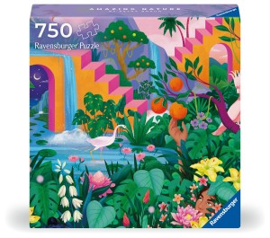 Ravensburger: Art and Soul - Amazing Nature (750) vierkante puzzel