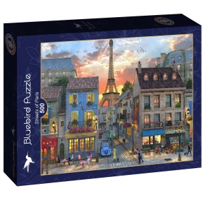 Bluebird: Streets of Paris (500) legpuzzel