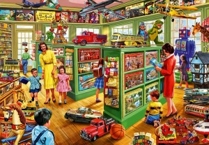 Bluebird: Toy Shop Interiors (1000) legpuzzel