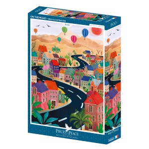 Pieces and Peace - On the Road (500) verticale puzzel