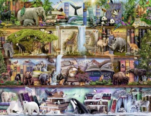 Ravensburger: Gigantische dierenwereld (2000) legpuzzel