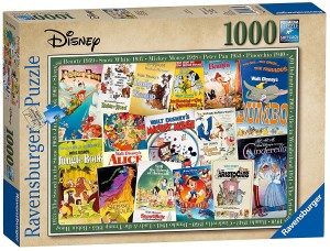 Ravensburger: Vintage Posters Disney (1000) disneypuzzels