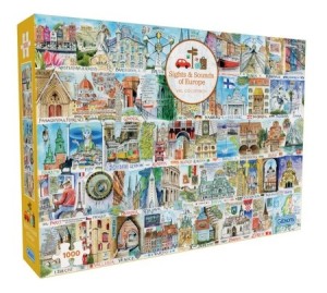 Gibsons: Sights and Sounds of Europe (1000) legpuzzel