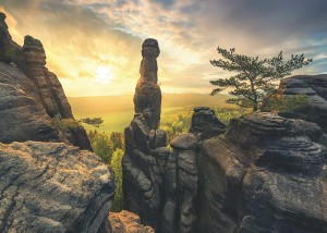 Ravensburger: Elbe Sandstone Mountains (1000) legpuzzel