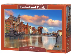Castorland: Colors of Gdansk (500) legpuzzel