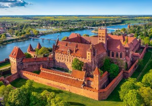 Castorland: View of the Malbork Castle (500) legpuzzel