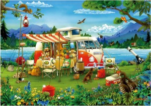 Educa: Camping Holiday (1000) legpuzzel