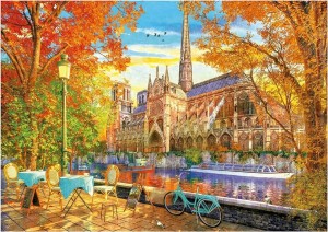 Educa: Notre Dame in Autumn (1000) herfstpuzzel