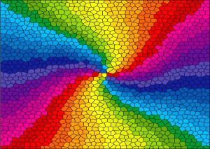 Enjoy: Stained Glass Rainbow Burst (1000) legpuzzel