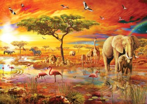Art Puzzle: Africa Safari (3000) legpuzzel