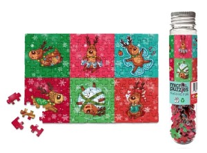 Micro Puzzles: Holiday Reindeer Games (150) kerstpuzzel