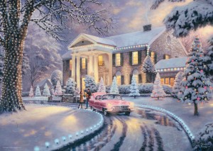 Schmidt: Thomas Kinkade - Graceland Christmas (1000) kerstpuzzel
