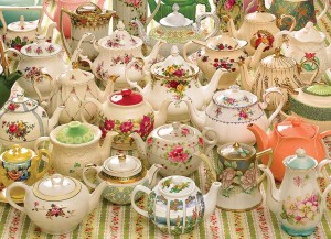 Cobble Hill: Teapots Too (1000) legpuzzel