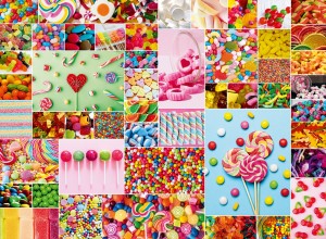 Grafika: Sweet Candy (3000) collagepuzzel