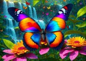 Enjoy: Butterfly in the Forest (1000) vlinderpuzzel