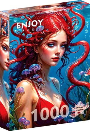 Enjoy: Ginger Mermaid (1000) verticale puzzel