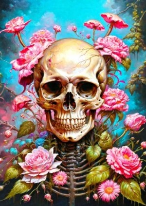 Enjoy: Garden Skeleton (1000) verticale puzzel