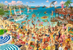 Castorland: Fun by the Sea (1000) legpuzzel