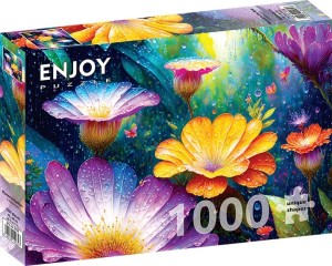 Enjoy: Flowers in the Rain (1000) legpuzzel