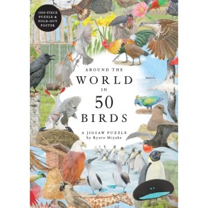 Laurence King: Around the World in 50 Birds - verticale puzzel