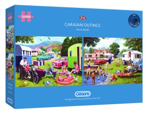 Gibsons: Caravan Outings (2x500) legpuzzels OP = OP