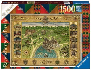 Ravensburger: Harry Potter Hogwarts Map (1500) legpuzzel OP = OP